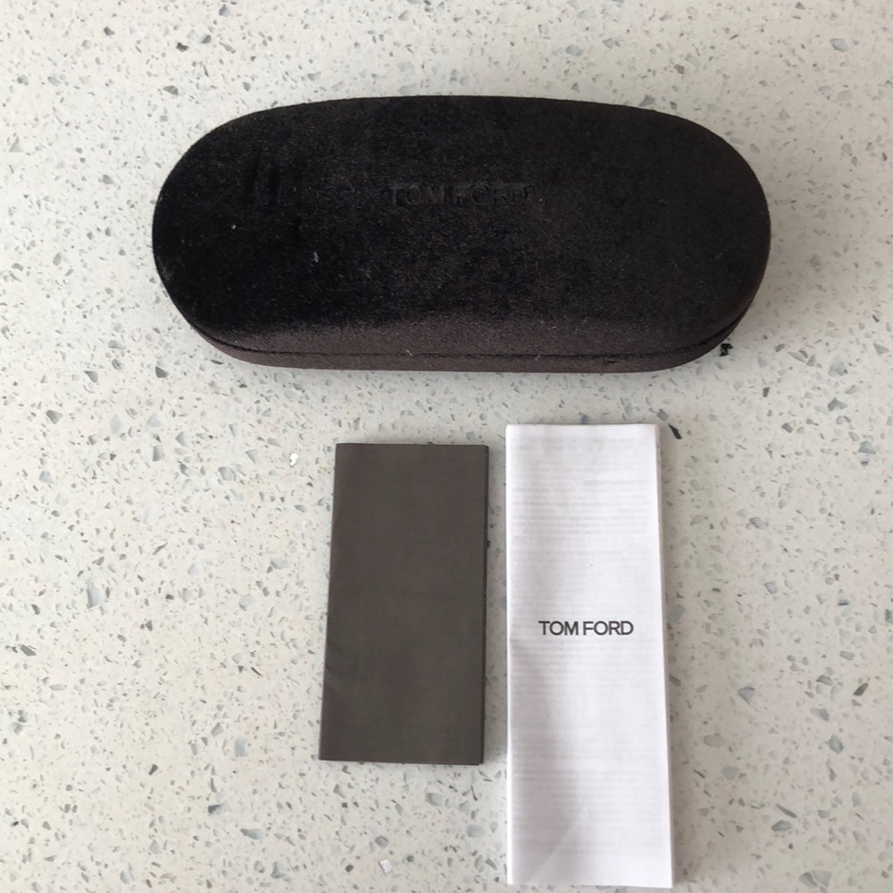 New Tom Ford Velvet Brown Sunglass Case